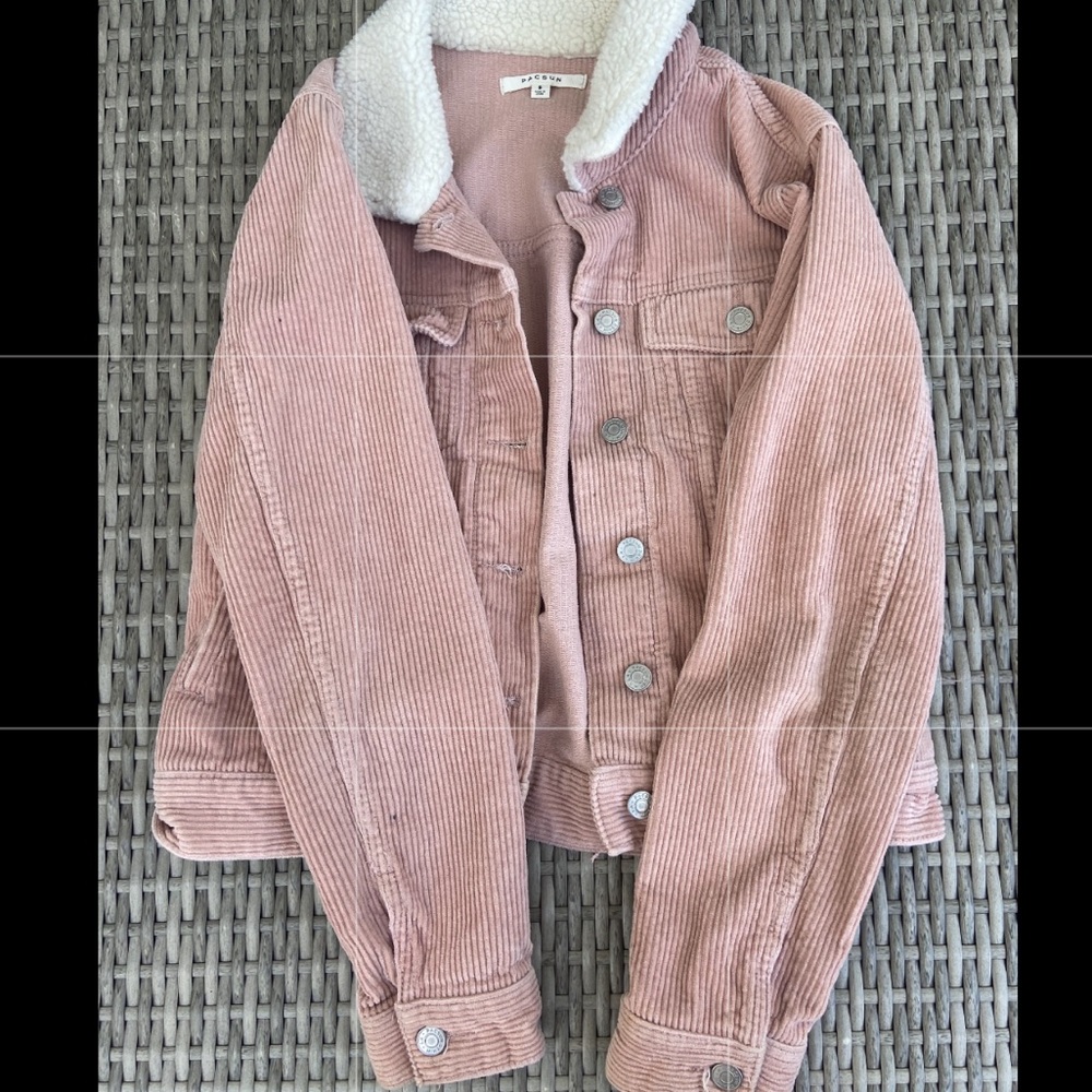 Pacsun Corduroy Jacket with fleece collar